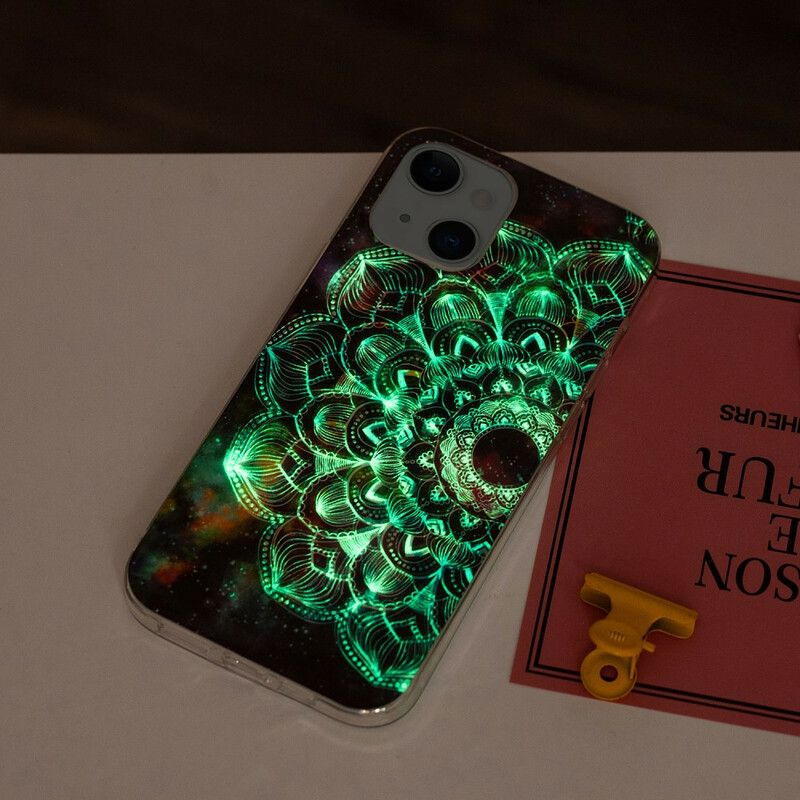 Deksel Til iPhone 13 Fluorescerende Blomsterserie