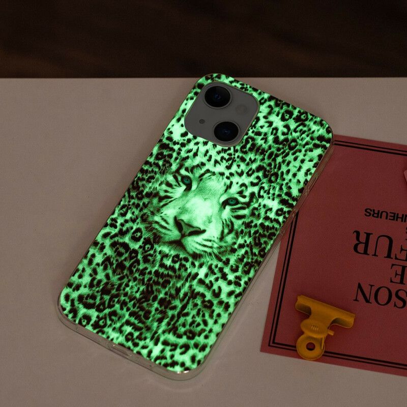 Deksel Til iPhone 13 Fluorescerende Leopard