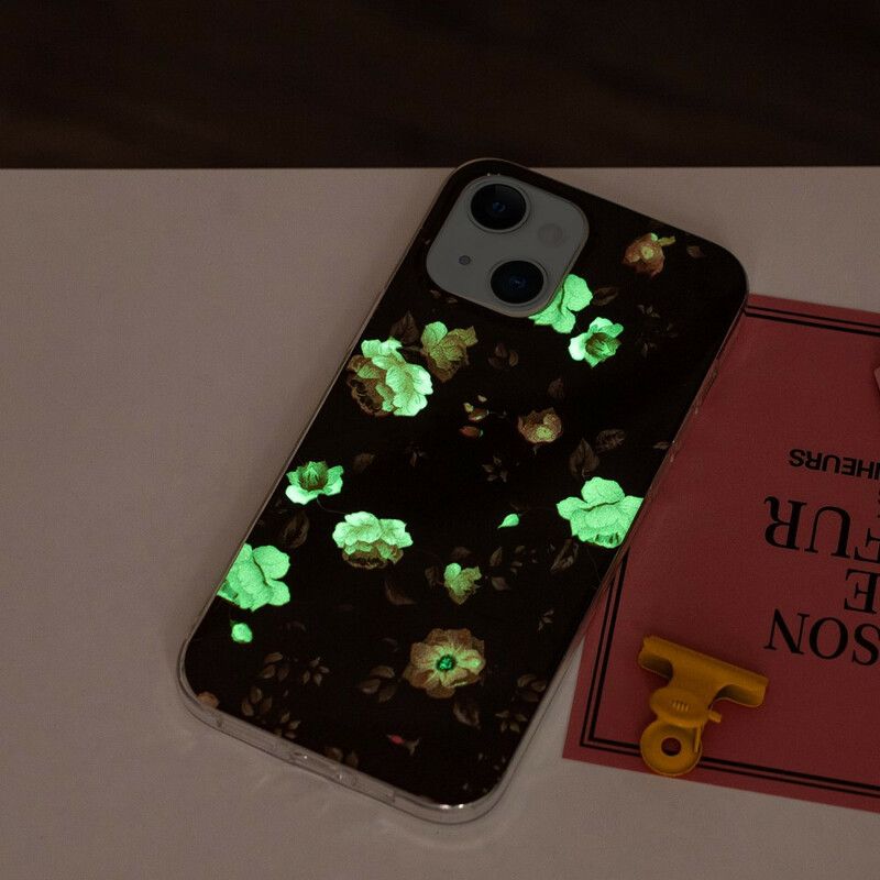 Deksel Til iPhone 13 Fluorescerende Liberty-blomster