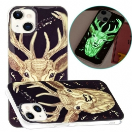 Deksel Til iPhone 13 Fluorescerende Majestic Stag