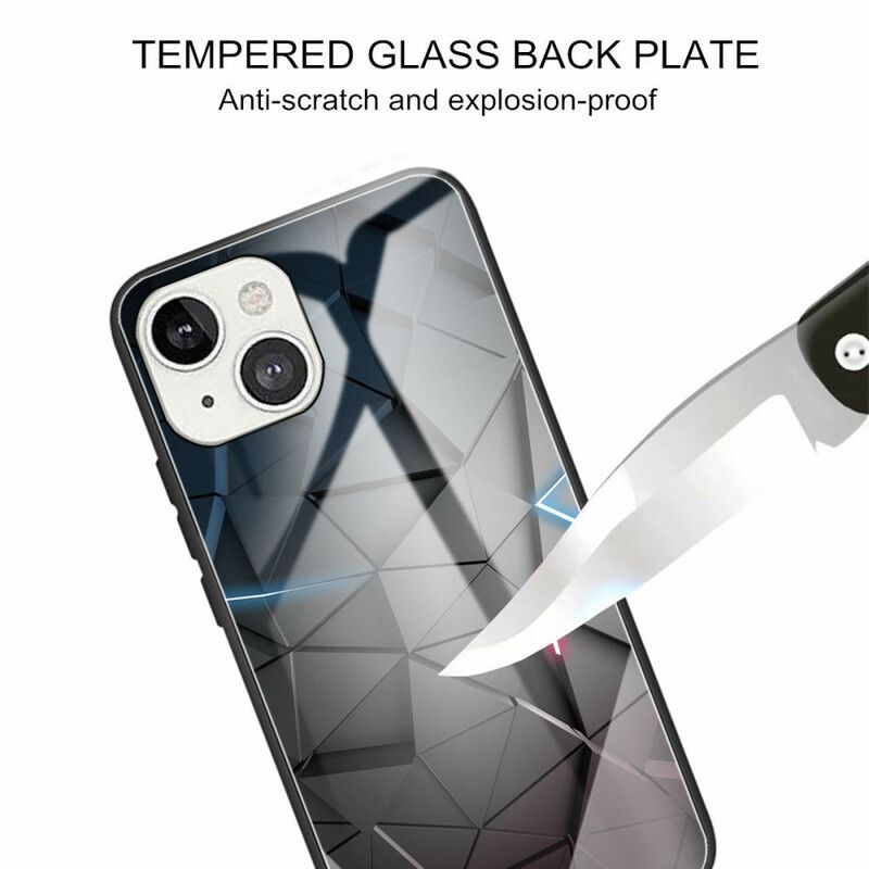 Deksel Til iPhone 13 Herdet Glassgeometri