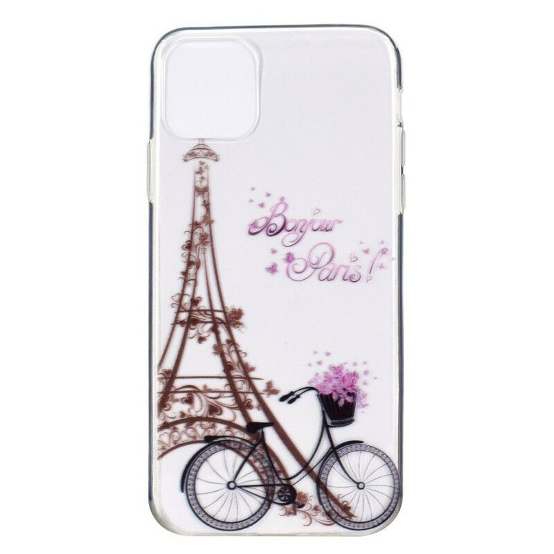 Deksel Til iPhone 13 Transparent Bonjour Paris