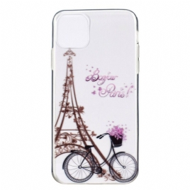 Deksel Til iPhone 13 Transparent Bonjour Paris