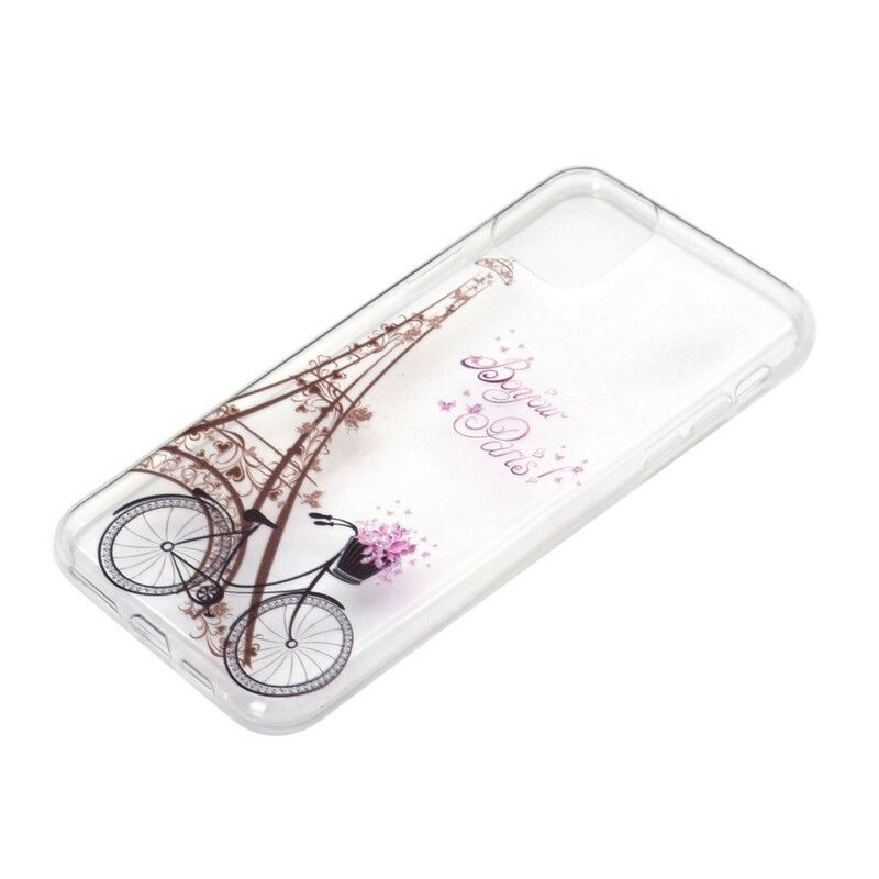 Deksel Til iPhone 13 Transparent Bonjour Paris