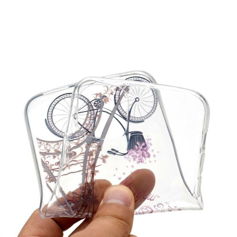 Deksel Til iPhone 13 Transparent Bonjour Paris