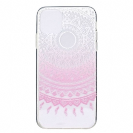 Deksel Til iPhone 13 Transparent Farget Mandala