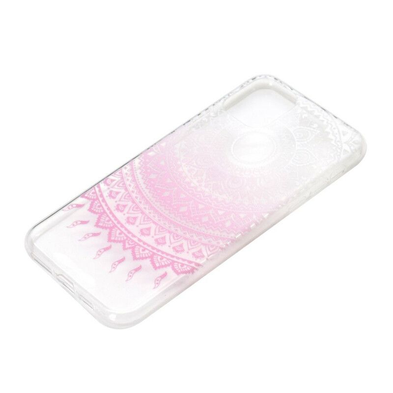 Deksel Til iPhone 13 Transparent Farget Mandala