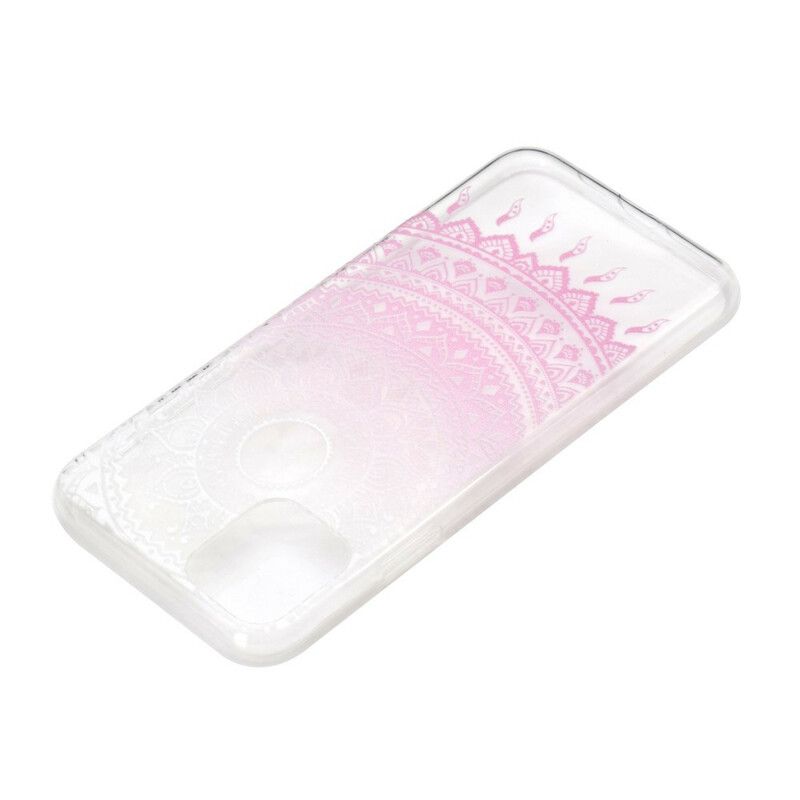 Deksel Til iPhone 13 Transparent Farget Mandala