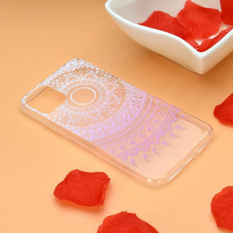 Deksel Til iPhone 13 Transparent Farget Mandala