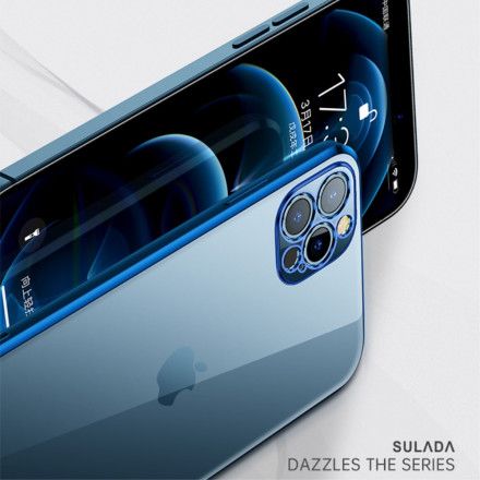 Deksel Til iPhone 13 Transparente Kanter Metallstil Sulada
