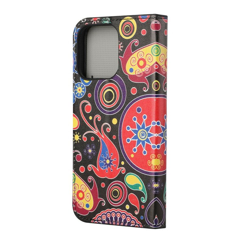 Folio Deksel Til iPhone 13 Galaxy Design