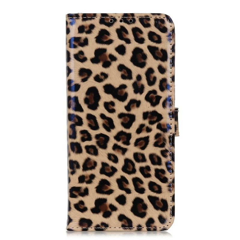 Folio Deksel Til iPhone 13 Leopard