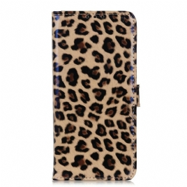 Folio Deksel Til iPhone 13 Leopard