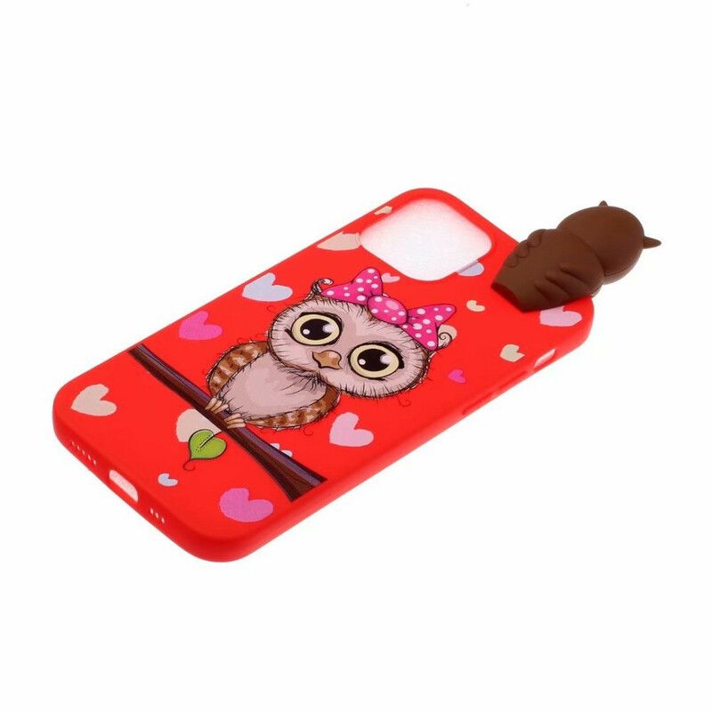 Mobildeksel Til iPhone 13 Miss Owl 3d