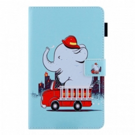 Folio Deksel Til Samsung Galaxy Tab A8 (2021) Brannmann Elefant