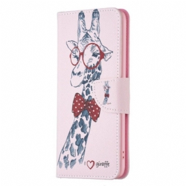 Folio Deksel Til iPhone 15 Plus Intello Giraffe