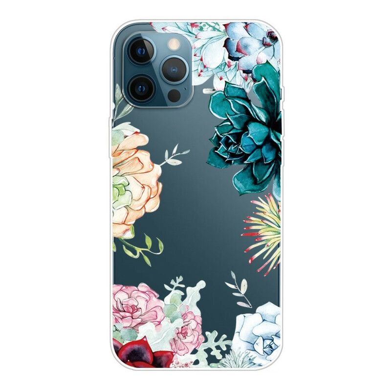 Deksel Til iPhone 13 Pro Max Akvarellblomster