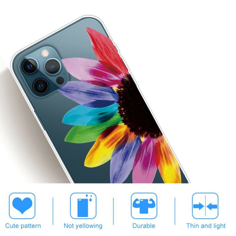 Deksel Til iPhone 13 Pro Max Fargerik Blomst