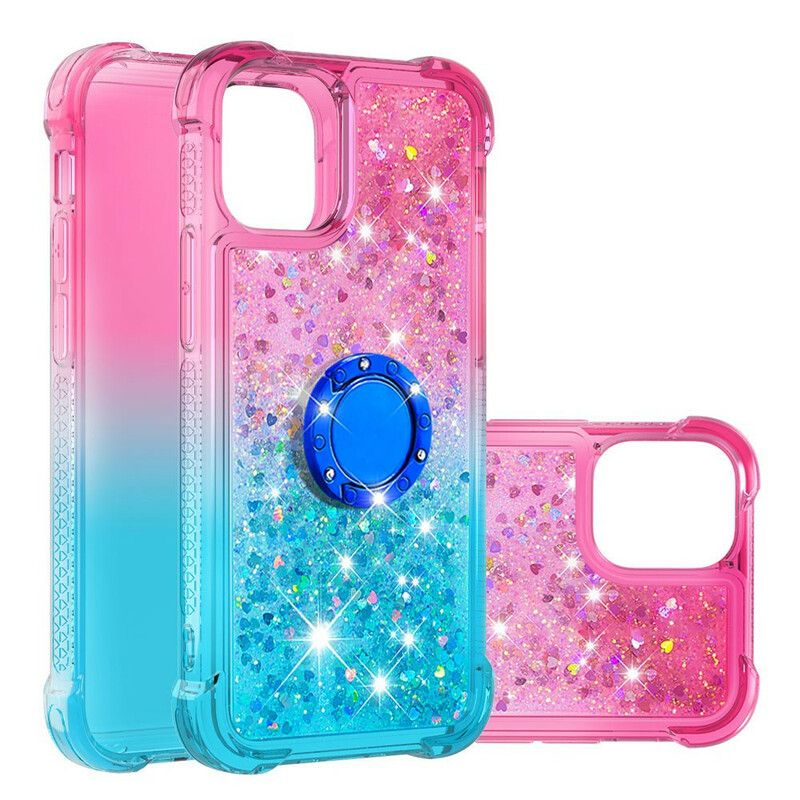 Deksel Til iPhone 13 Pro Max Glitter Ring-støtte