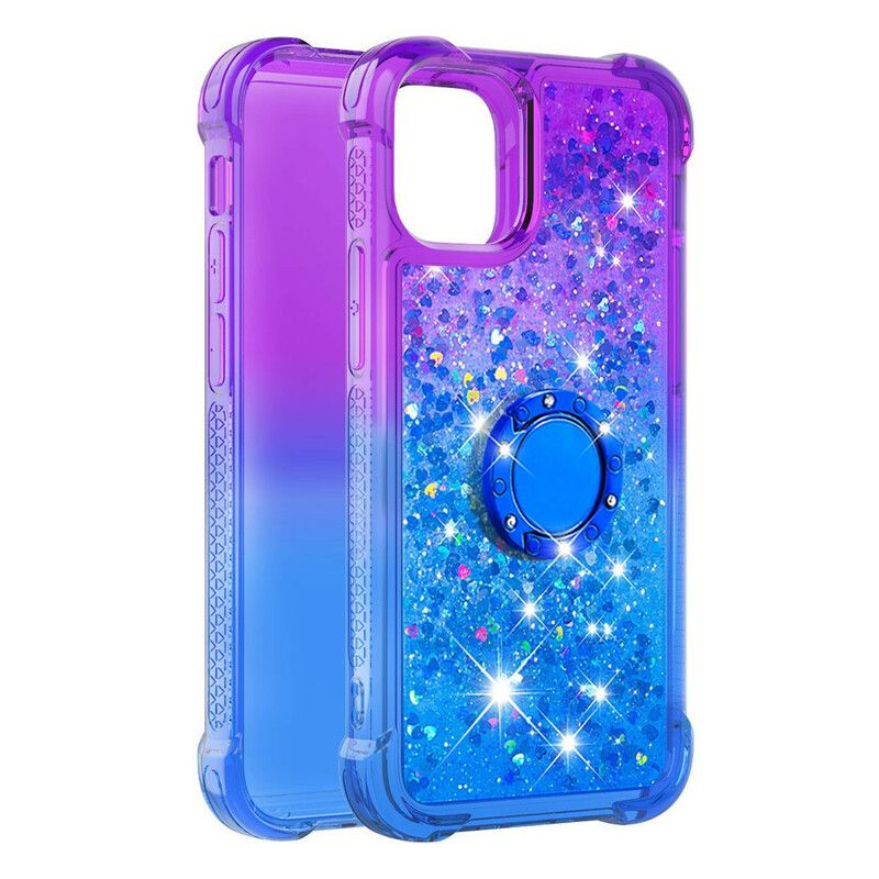 Deksel Til iPhone 13 Pro Max Glitter Ring-støtte