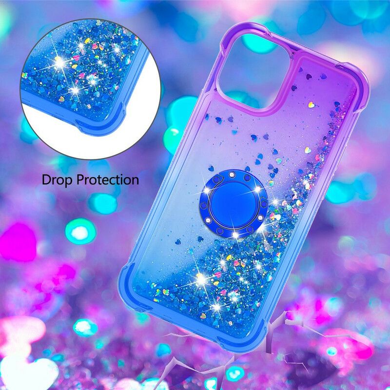 Deksel Til iPhone 13 Pro Max Glitter Ring-støtte