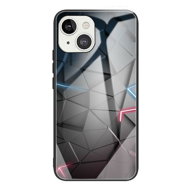 Deksel Til iPhone 13 Pro Max Herdet Glass Geometri