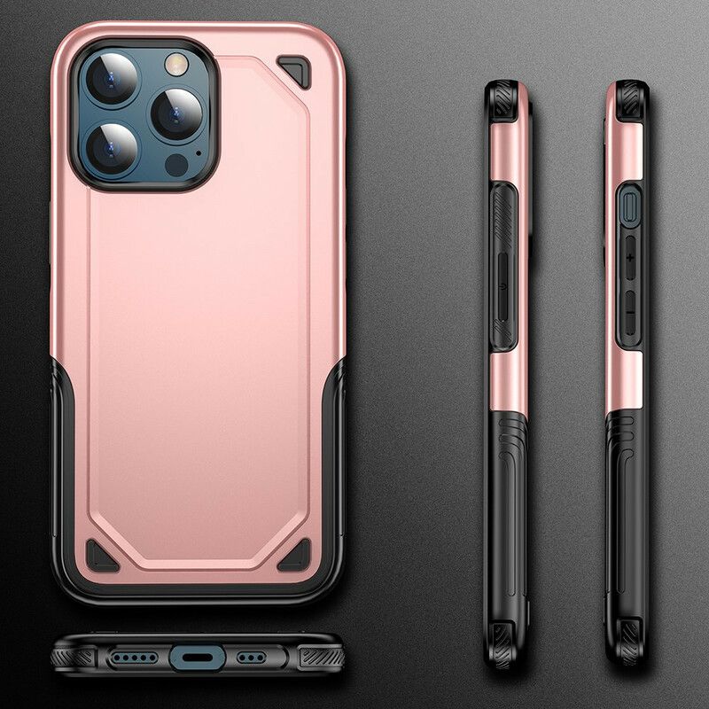 Deksel Til iPhone 13 Pro Max Metal Effect Armor