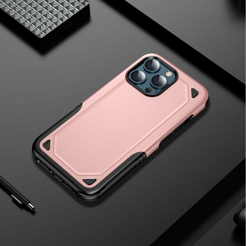 Deksel Til iPhone 13 Pro Max Metal Effect Armor