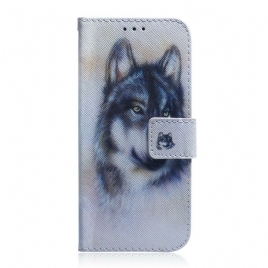 Folio Deksel Til iPhone 13 Pro Max Canine Gaze