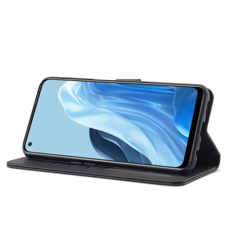 Folio Deksel Til Oppo Find X5 Lite Faux Leather Lc.imeeke