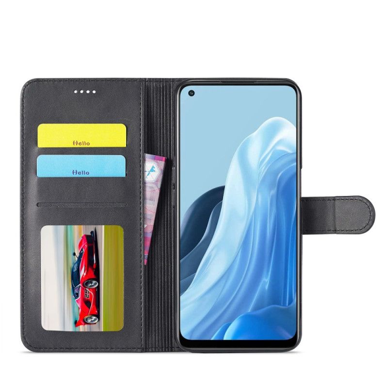 Folio Deksel Til Oppo Find X5 Lite Faux Leather Lc.imeeke