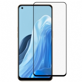 Oppo Find X5 Lite Herdet Glass Svarte Kanter Skjermbeskytter