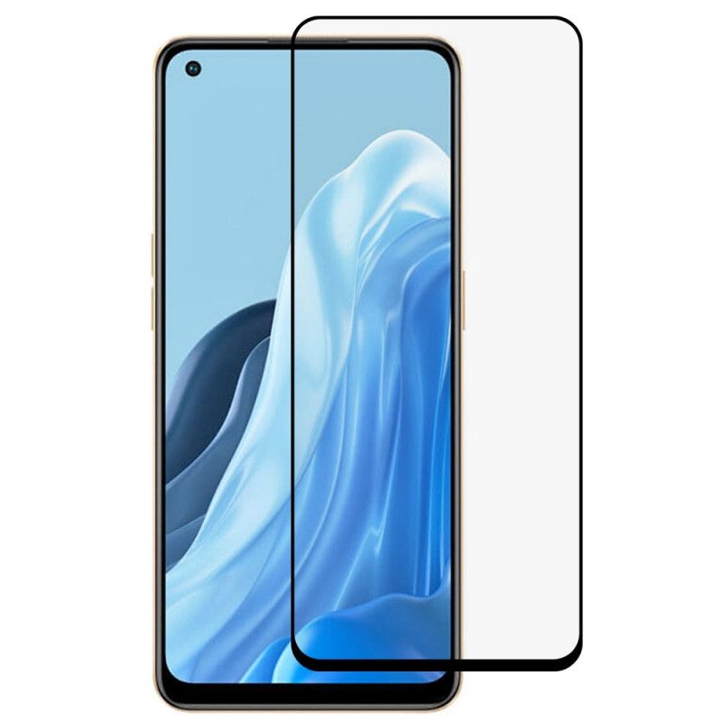 Oppo Find X5 Lite Herdet Glass Svarte Kanter Skjermbeskytter