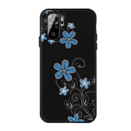 Deksel Til Xiaomi Redmi Note 10 / 10S Blå Blomster