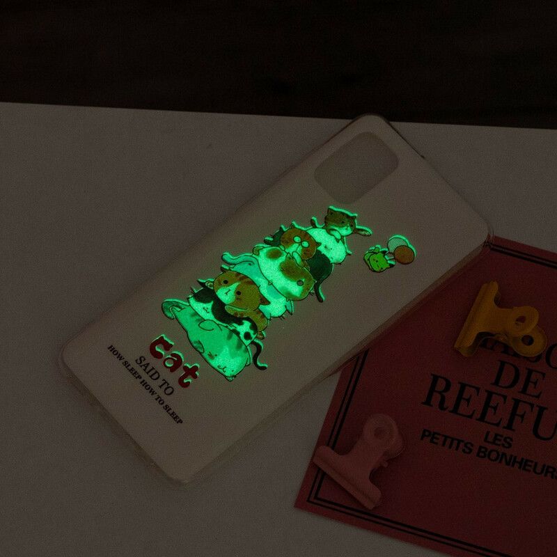 Deksel Til Xiaomi Redmi Note 10 / 10S Fluorescerende Katter