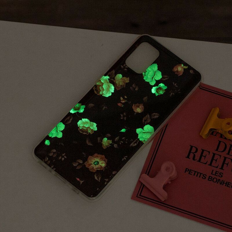 Deksel Til Xiaomi Redmi Note 10 / 10S Fluorescerende Liberty-blomster