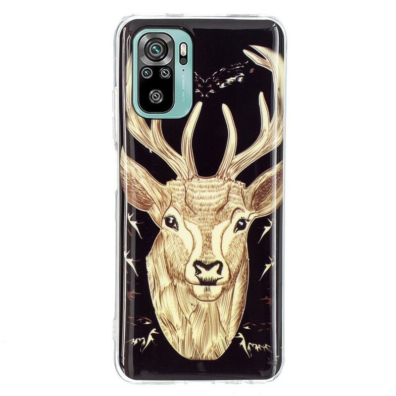 Deksel Til Xiaomi Redmi Note 10 / 10S Fluorescerende Majestic Stag