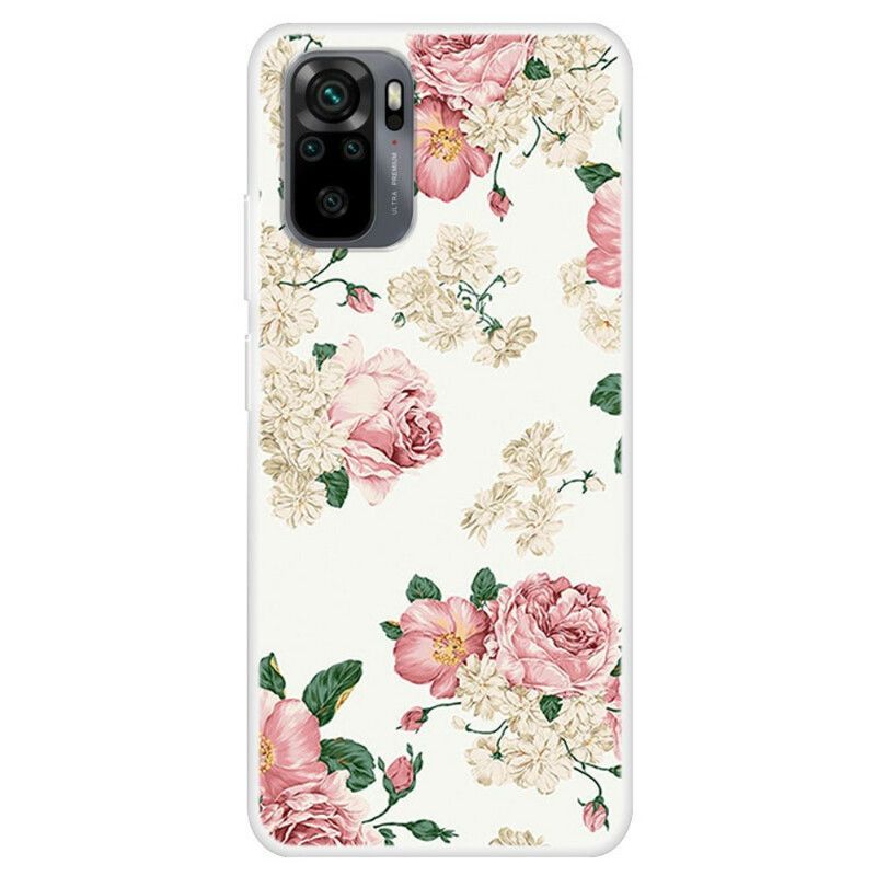 Deksel Til Xiaomi Redmi Note 10 / 10S Frihetsblomster