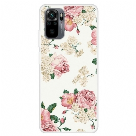 Deksel Til Xiaomi Redmi Note 10 / 10S Frihetsblomster