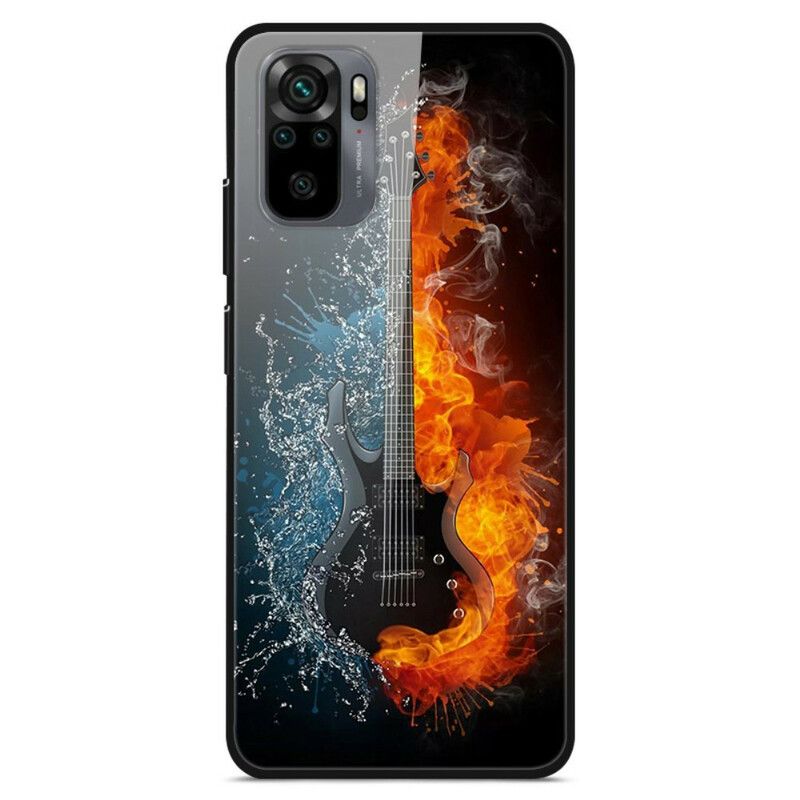 Deksel Til Xiaomi Redmi Note 10 / 10S Gitar Herdet Glass