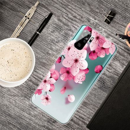 Deksel Til Xiaomi Redmi Note 10 / 10S Små Rosa Blomster