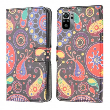 Folio Deksel Til Xiaomi Redmi Note 10 / 10S Galaxy Design