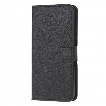 Folio Deksel Til Xiaomi Redmi Note 10 / 10S Litchi Grain Leather Effect