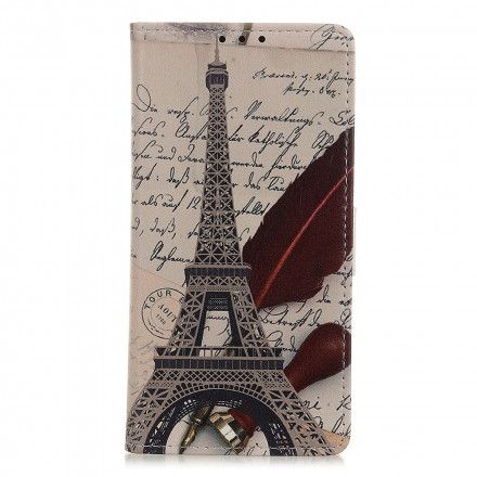 Folio Deksel Til Xiaomi Redmi Note 10 / 10S Poetens Eiffeltårn
