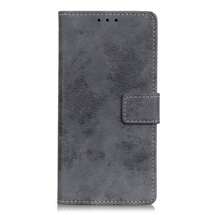 Folio Deksel Til Xiaomi Redmi Note 10 / 10S Vintage Skinneffekt