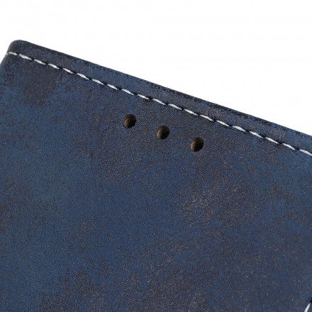 Folio Deksel Til Xiaomi Redmi Note 10 / 10S Vintage Skinneffekt