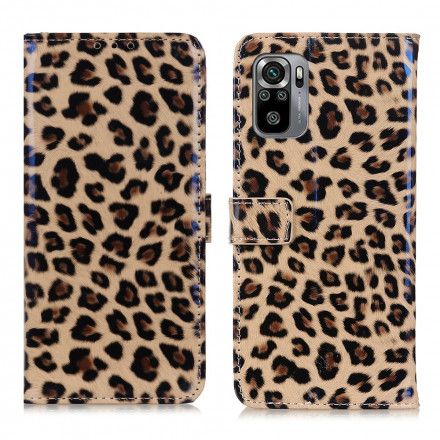 Lærdeksel Til Xiaomi Redmi Note 10 / 10S Leopard