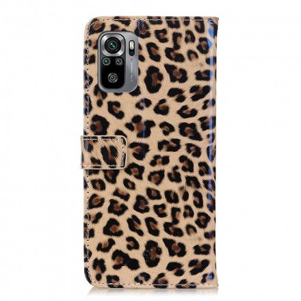 Lærdeksel Til Xiaomi Redmi Note 10 / 10S Leopard