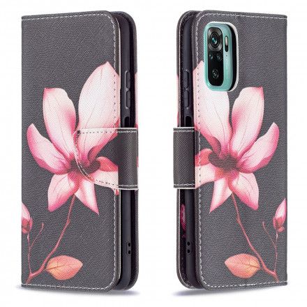 Lærdeksel Til Xiaomi Redmi Note 10 / 10S Rosa Blomst