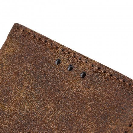 Lærdeksel Til Xiaomi Redmi Note 10 / 10S Vintage Split Leather